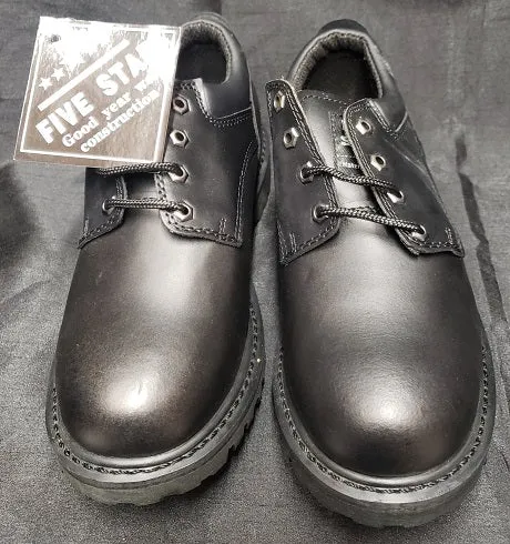 Wellington -- Men's Lo Cut Work Oxford -- Black